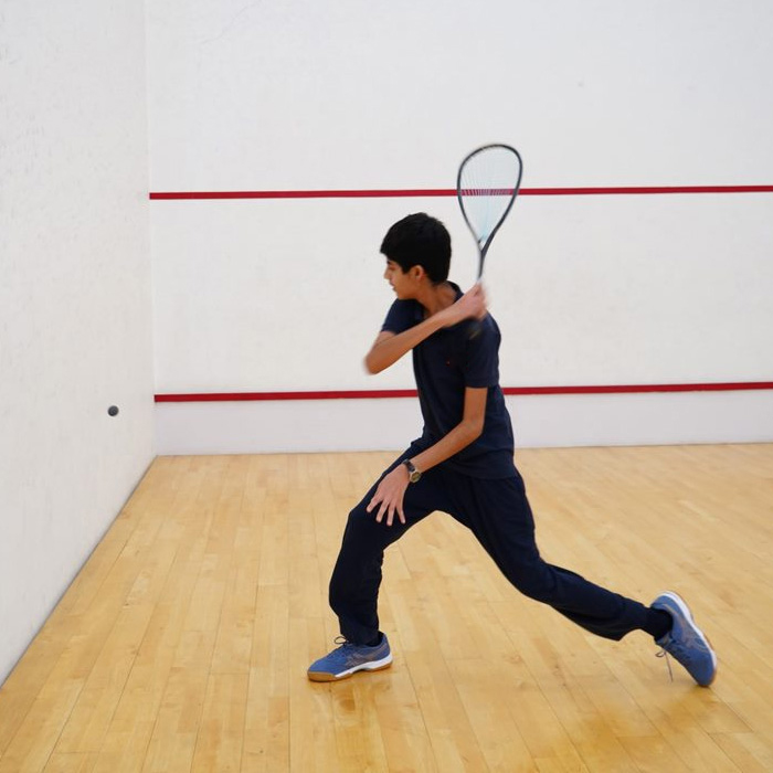 Squash facility helps nurture the talent of Students who want to excel at Squash at the national and international level.

