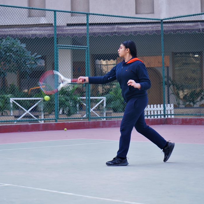 Prometheus Tennis court provides a great opportunity to our students to master this fast-paced sport and practice to compete at the international level competitions.